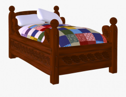 Bedroom Clipart Cute Bed Pencil And In Color Bedroom - Bed ...