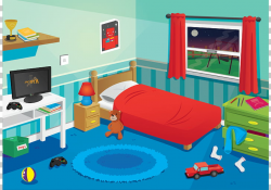 Bedroom Bunk bed , Messy Bed s PNG clipart | free cliparts ...