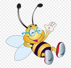 Clipart Angry Bee Clipart - Funny Bee Clipart - Png Download ...