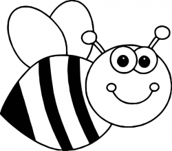 Honey Bee Clipart Book Kids Black and White - Clipart1001 - Free ...
