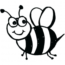 Bumble Bee Clipart Black And White | Free download best Bumble Bee ...