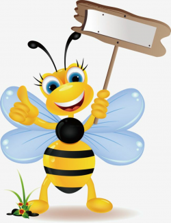 Cute Bee, Bee Vector, Bee Clipart, Simple PNG and Vector with ...
