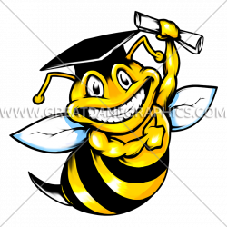 Clipart bee graduation, Clipart bee graduation Transparent FREE for ...