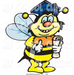 Bees clipart graduation, Bees graduation Transparent FREE for ...