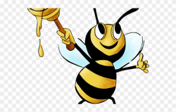 Bee Clipart Silly - Clip Art Honey Bee Art - Png Download (#1089708 ...