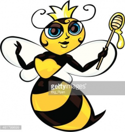 cartoon queen bee | drawing | Queen bee tattoo, Cartoon bee, Queen bees