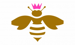 Bees Clipart Pdf - Queen Bee Svg Free, Transparent Png Download For ...