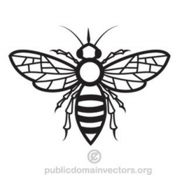 113 honey bee clip art free | Public domain vectors