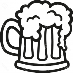 Top Beer Glass Clip Art Black And White Cdr » Free Vector ...