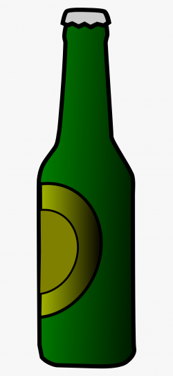 Illustration Of A Beer Bottle - Glass Beer Bottle Clip Art ...