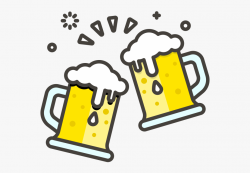 Clinking Beer Mugs Emoji Icon - Beer Mugs Svg Files #222435 ...