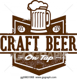 EPS Illustration - Craft beer graphic. Vector Clipart ...