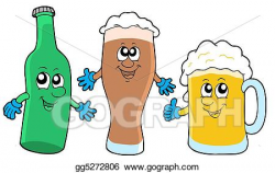 Clipart - Cute beer collection. Stock Illustration gg5272806 ...
