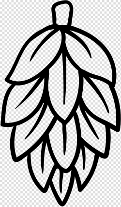 Leaf illustration, Beer India pale ale Bitter Hops, hop ...