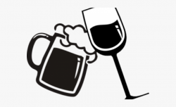 Beer Clipart Outline - Wine And Beer Clipart , Transparent ...