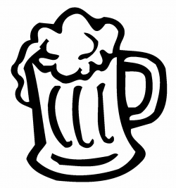 Free Beer Stein Clipart Black And White, Download Free Clip ...