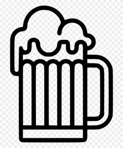 Beer Pint Svg Png Icon Free Download - Outline Beer Mug Png ...