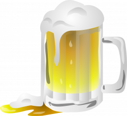 Glass of beer vector clipart image summer vacation - Clip ...