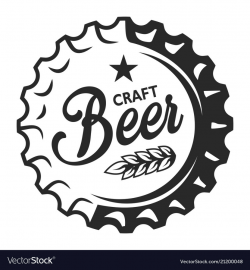 Vintage craft beer logo