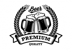 Beer Logo #7 Premium Quality Label Emblem Pub Bar Tavern ...