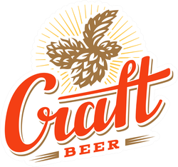 Craft Beer Logo Sticker