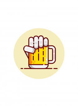 Beer logo design. Vector graphic hand. Fresh cold drink ...