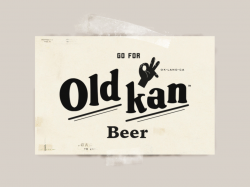Old Kan Beer Logo by Kevin Landwehr on Dribbble