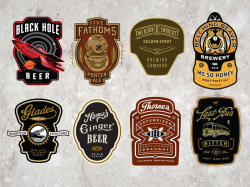Cran Beer Labels by David Cran on Dribbble