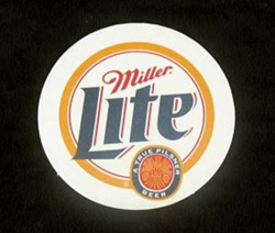 Amazon.com | Miller Lite Beer Logo 4 In Round Coasters - 25 ...