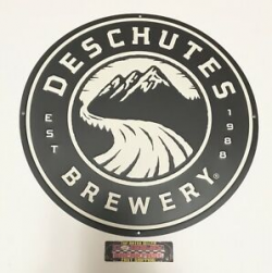 Details about Deschutes Brewery Round Logo Metal Beer Sign 12” Diameter -  Brand New!