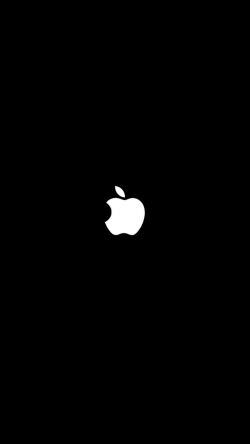 Wallpaper Black Apple For iPhone 7 | Apple logo wallpaper ...