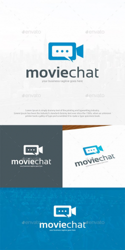 Movie Forum Logo Template PSD, Vector EPS, AI | Logo ...