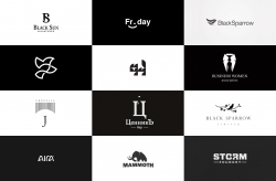 60 Black & White logos that will rock your mind – Logo Lists
