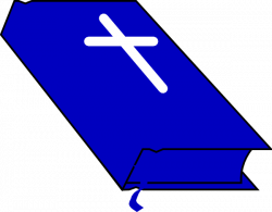 Blue bible clip art at vector clip art - ClipartAndScrap