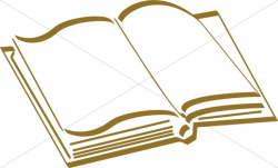 Bible in Gold Trim | Bible Clipart