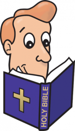 Image: Man reading Bible | Bible Clip Art | Christart.com