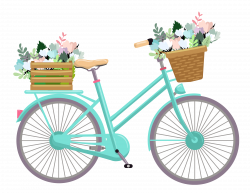 Free Romantic Bicycle Clip Art Set 2! Free Pretty Things For ...