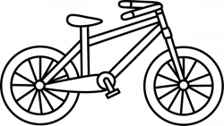 Black and White Bicycle | Clip art, Bicycle, Clipart black ...