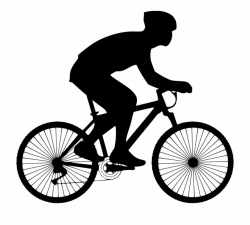 Bicycle Clipart Cycling Sport Person On Bicycle - Clip Art ...