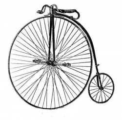 Free Clip Art - Old Fashioned Bicycle | Bicycle, Old ...