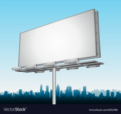 Highway ad billboard roadside