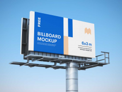 Interstate Outdoor Billboard Advertising PSD Mockup - PSD ...