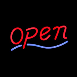 Amazon.com: MOCHEN Open Neon Billboard, Hanging Club Display ...