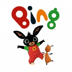 Bing Bunny Logo transparent PNG - StickPNG