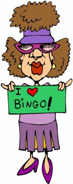 Bingo clip art 5 - Clipartix | Old lady cartoon, Old lady ...