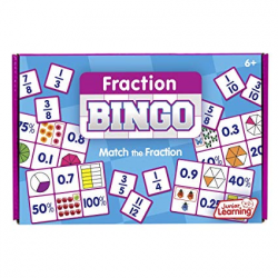 Amazon.com: Junior Learning Fraction Bingo Educational ...