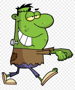 Related Halloween Bingo Clipart Frankenstein Walking ...