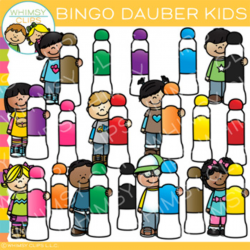 Kids Bingo Dauber Clip Art