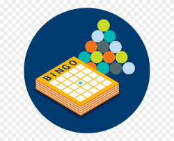 A Stack Of Bingo Cards Next To A Triangular Shaped - Bingo ...