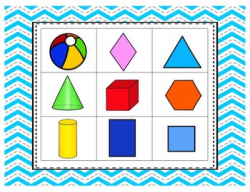 FREE! 2D/3D Shape Bingo